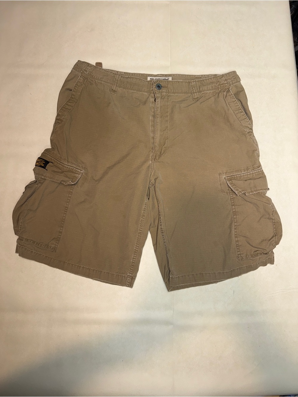 Polo by Ralph Lauren Men's Tan Cargo Shorts
